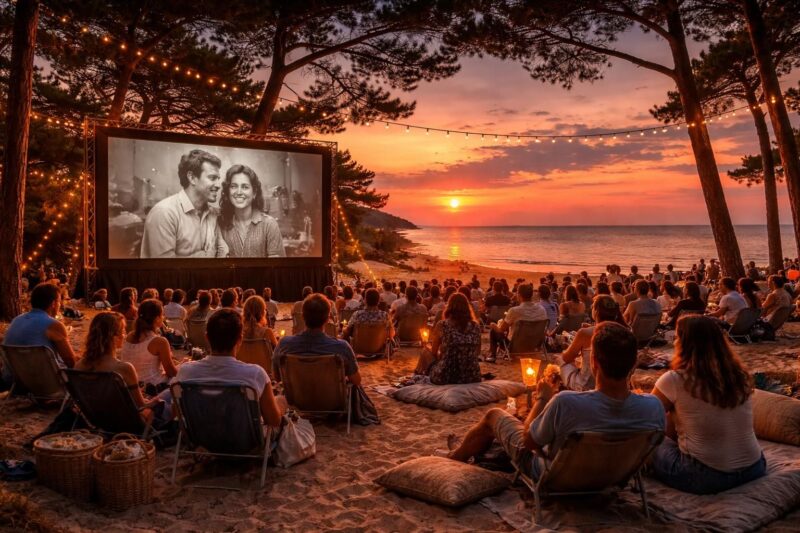 découvrez le cinéma au cap ferret, une expérience unique alliant films en plein air et cadre naturel exceptionnel. ne manquez pas cet événement culturel incontournable cet été !