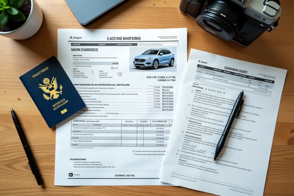 Documents nécessaires pour acheter une voiture en Italie depuis la France : annonce, passeport et carte grise italienne